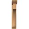 Ekena Millwork Westlake Traditional Smooth Bracket w/ Offset Brace, Western Red Cedar, 5 1/2"W x 26"D x 34"H BKT0604X26X34WTL01SWR - alternate 3
